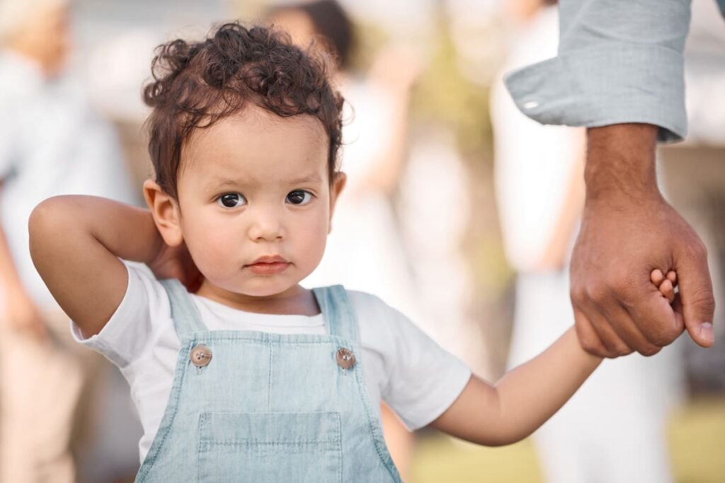 Parent qui a gagné la garde son enfants