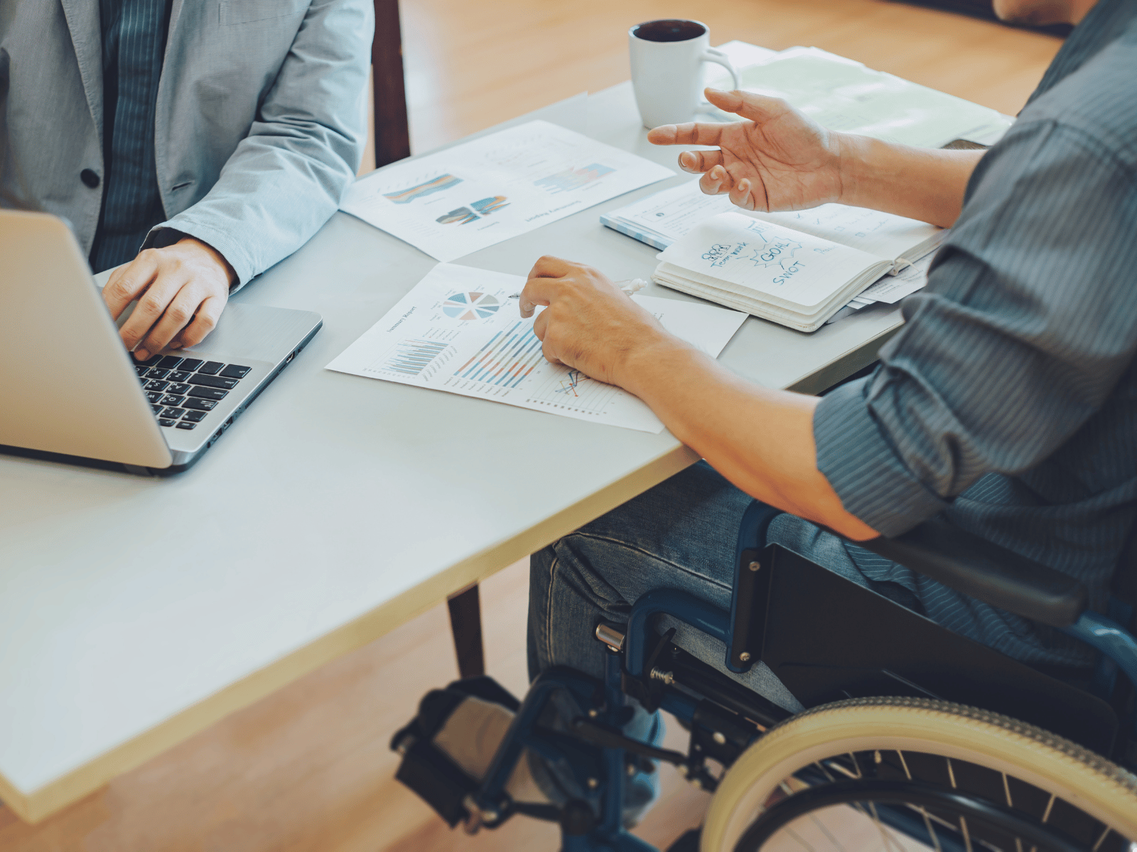 Personne handicapé qui recherche un travail