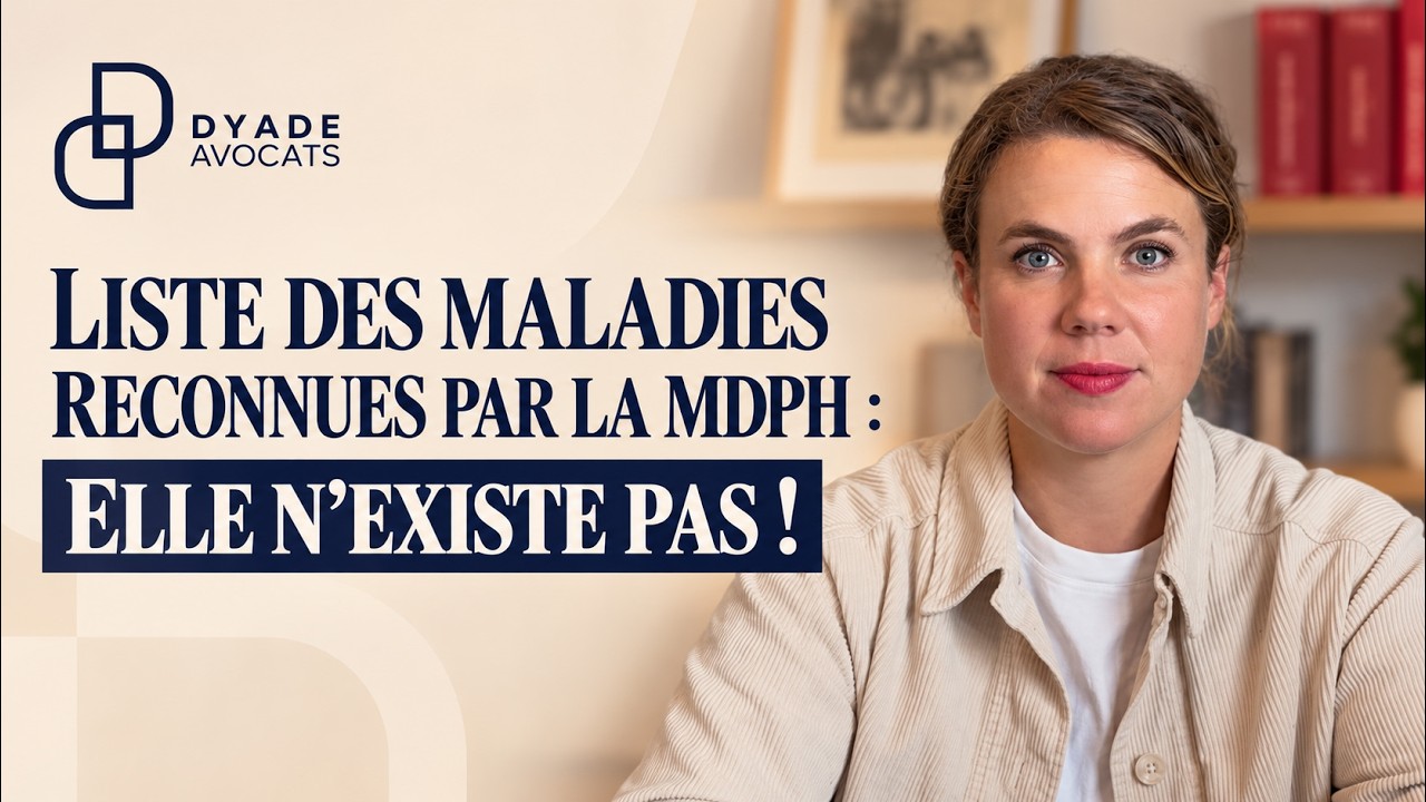 Miniature de la vidéo : liste des maladies reconnues MDPH, elle n’existe pas